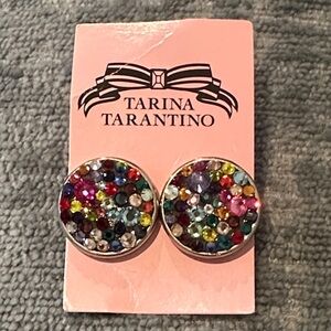 Tarina Tarantino Rare Jubilee Button Post Earrings